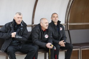 Florin Motroc, pe banca tehnică! Dar gândul? Probabil, acasă!