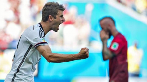 Thomas Müller a demolat Portugalia și grație hat-trick-ului este lider în clasamentul golgheterilor!